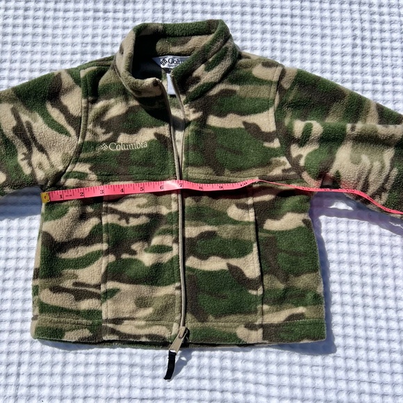 Columbia Kids Camouflage Fleece Jacket - Picture 13 of 14